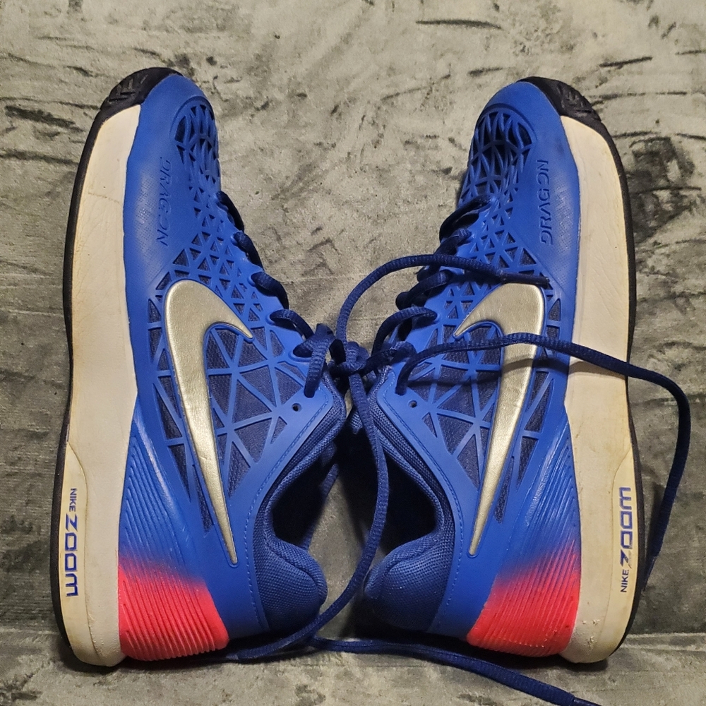 Nike Zoom Sneakers in Blue and Pink